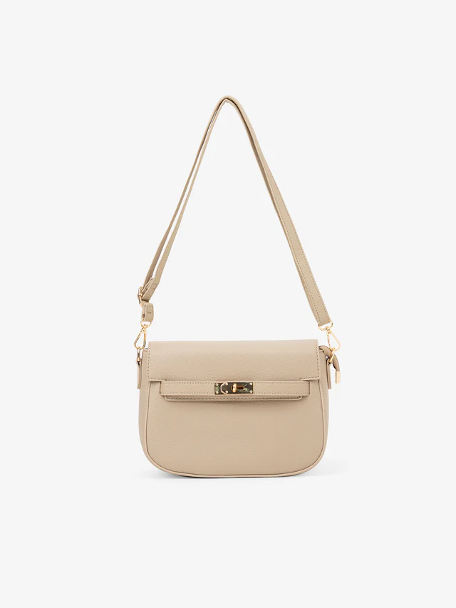 25_A_WomenBags_EAWHB5-020_Beige_3R.webp Soft Sand: Elegant Beige Crossbody Bag - Image 1