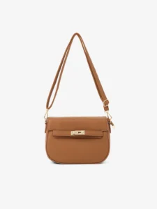Earthy Elegance: Classic Brown Crossbody Bag